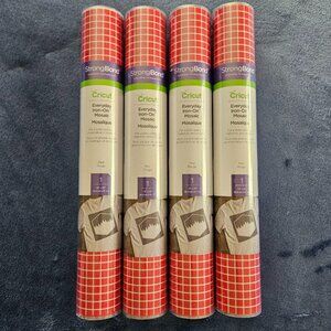 Set of 4 Rolls - Cricut Strong Bond Everyday Iron-On Mosaic‎ in Red